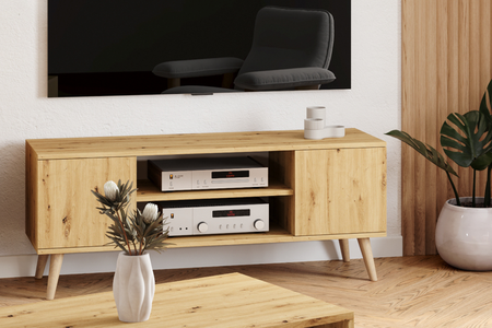 Szafka RTV Focus 155 cm Dąb artisan