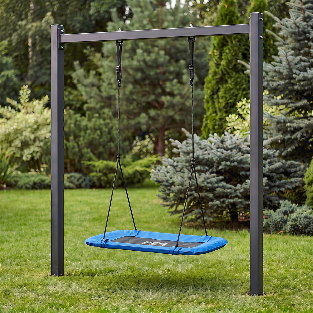 Huśtawka bocianie gniazdo 110×70 cm Swingo 2 Czerwony