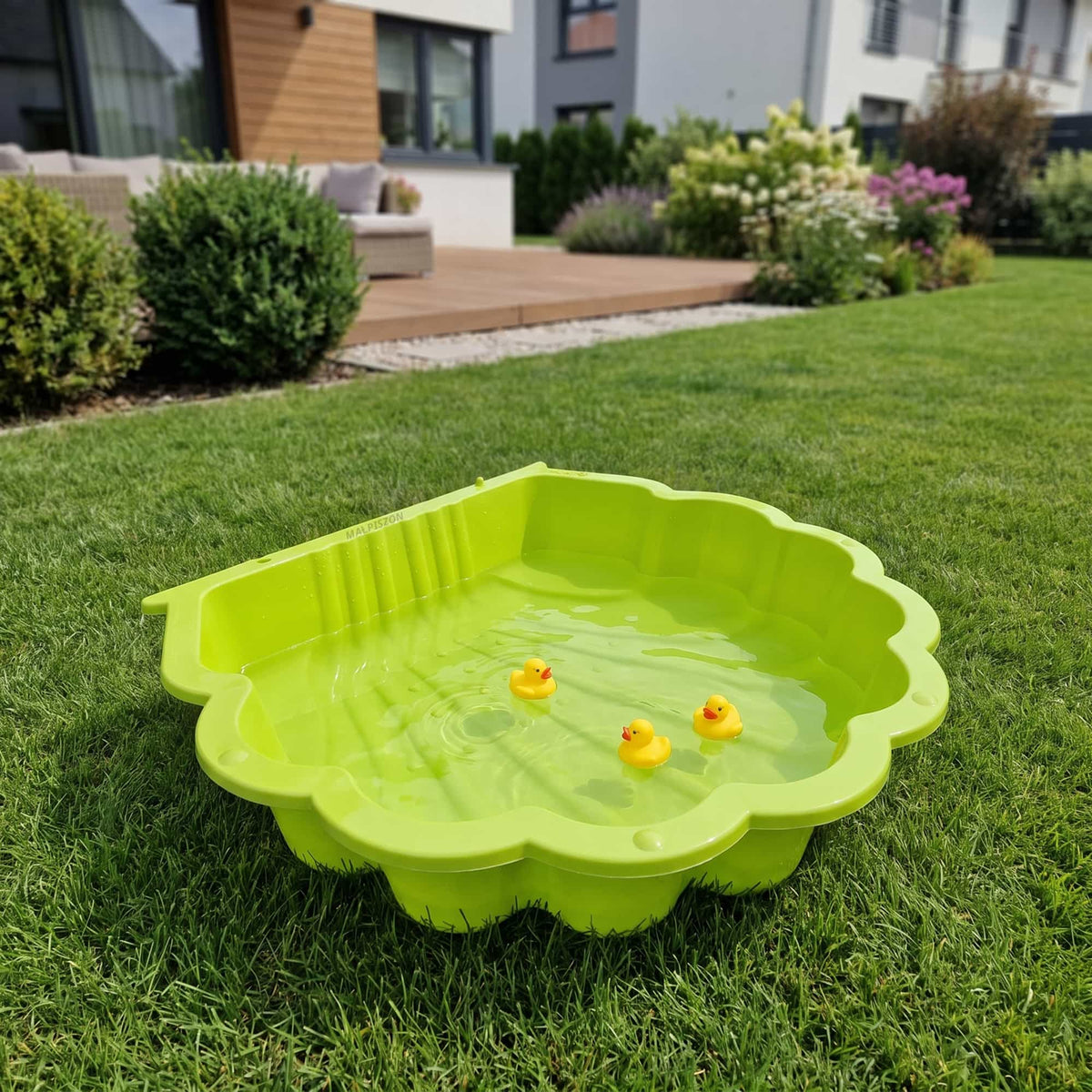 Piaskownica dla dzieci plastikowa Shell Zielony