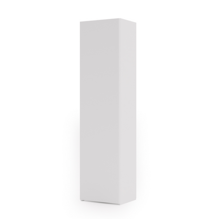 Regał pełny Loni 160×40 cm – kolor Biały