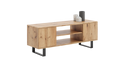 Szafka RTV 155 cm loft dąb craft złoty