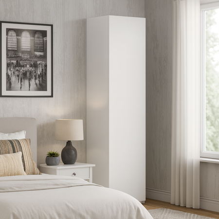Regał pełny Loni 160×40 cm – kolor Biały