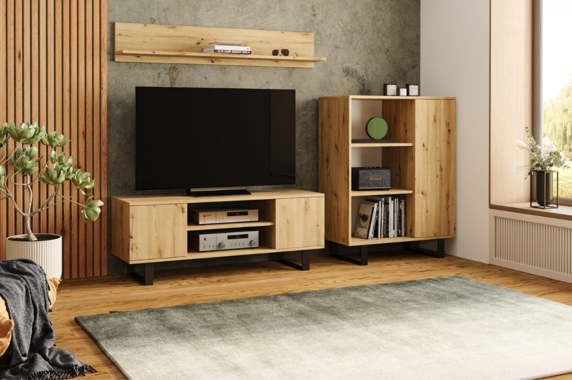Półka Shelf 100 cm – dąb artisan