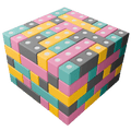 Klocki magnetyczne Builder 128 el. – duże klocki piankowe, od 2 lat
