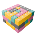 Klocki magnetyczne Builder 43 el. – duże klocki piankowe, od 2 lat