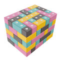 Klocki magnetyczne Builder 94 el. – duże klocki piankowe, od 2 lat
