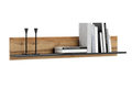 Półka Shelf 100 cm dąb craft złoty czarny