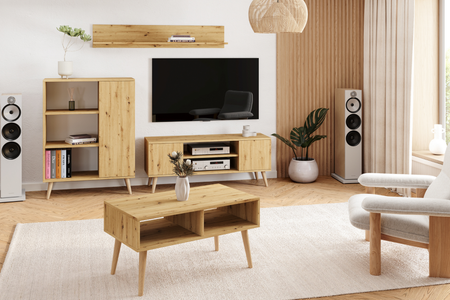 Szafka RTV Focus 155 cm Dąb artisan