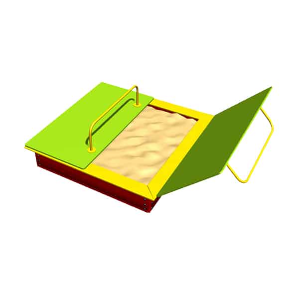 Piaskownica dla dzieci zamykana 150×150 cm