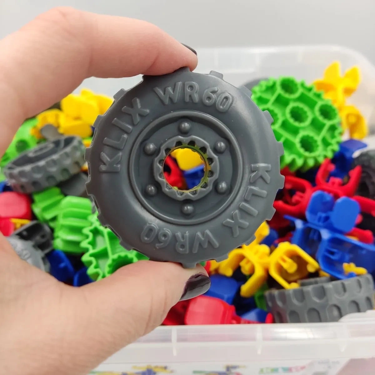 Klocki Konstrukcyjne Klix Cubes Gears 310 el., od 5 lat