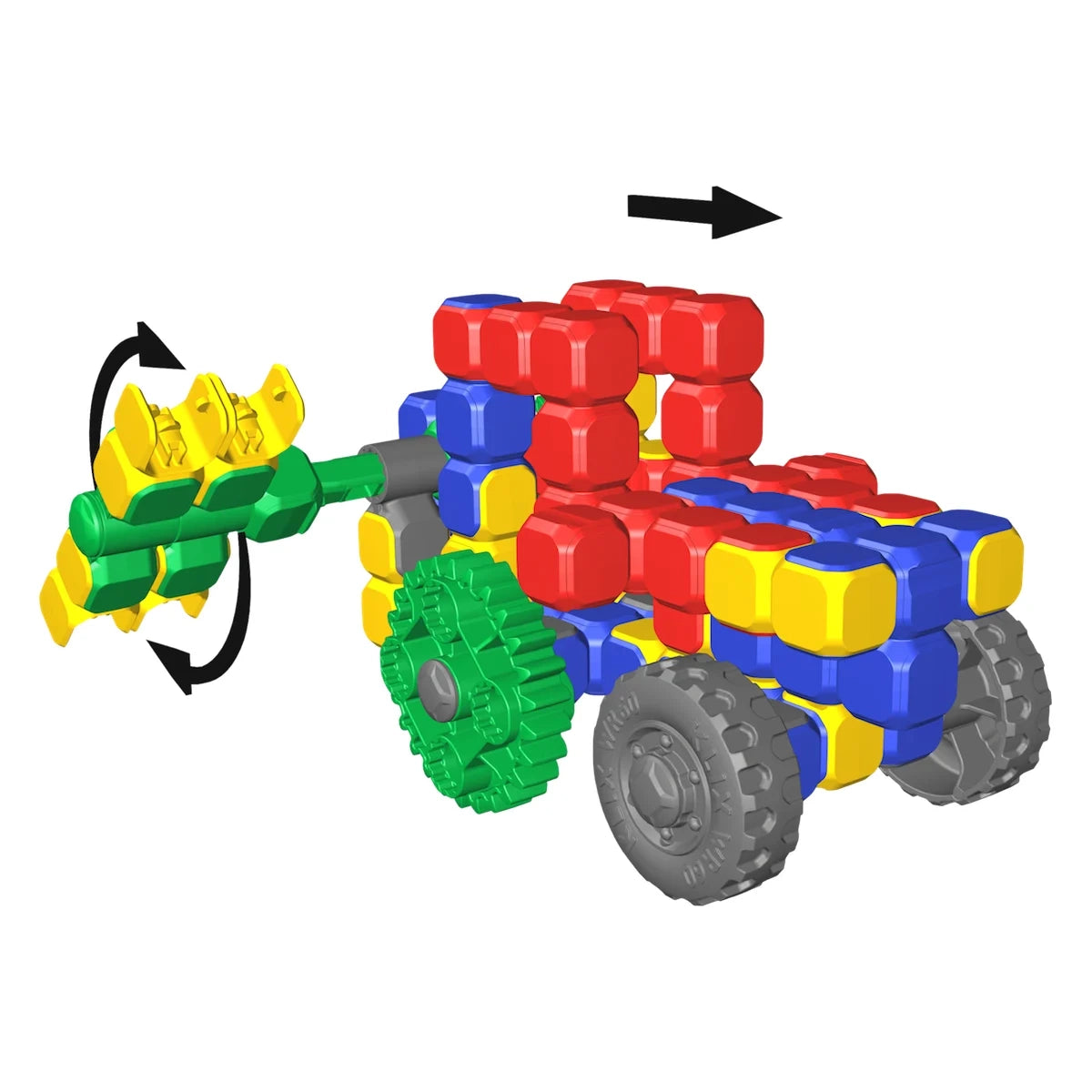 Klocki Konstrukcyjne Klix Cubes Gears 310 el., od 5 lat