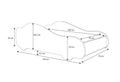 Łóżko dziecięce auto Batcar 140×70 cm