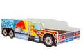 Łóżko pojedyncze Monster Truck 140×70 cm z materacem