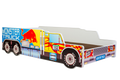 Łóżko pojedyncze Monster Truck 160×80 cm z materacem