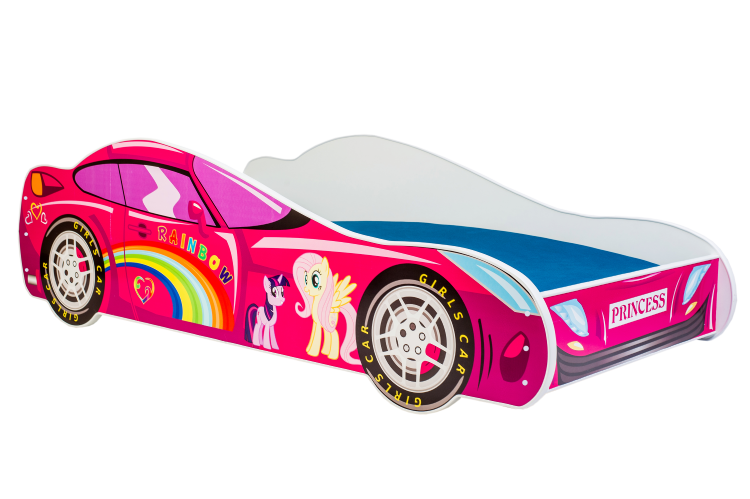 Łóżko dziecięce auto Pink Car 160×80 cm