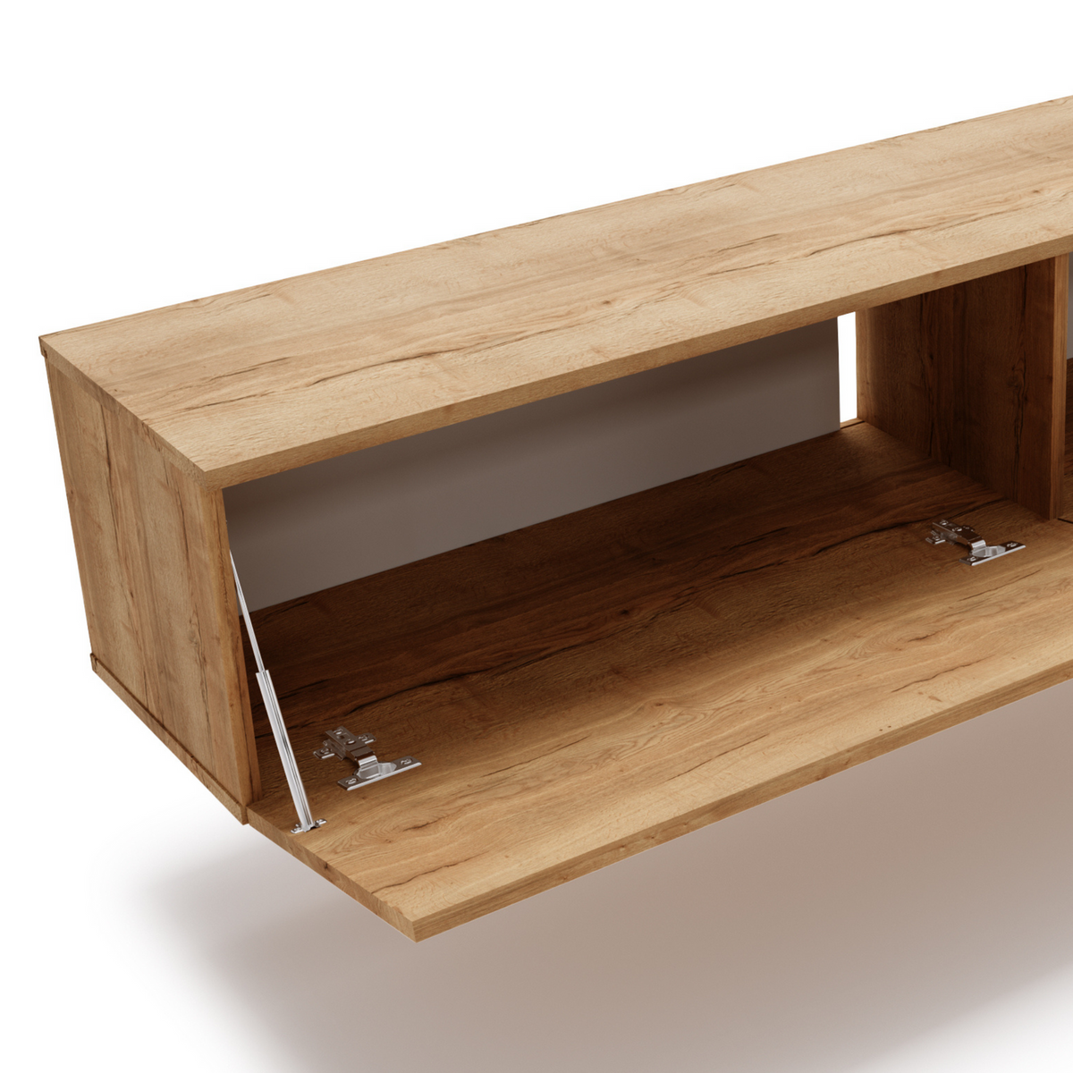 Szafka RTV Nicole 160 cm – kolor Dąb craft