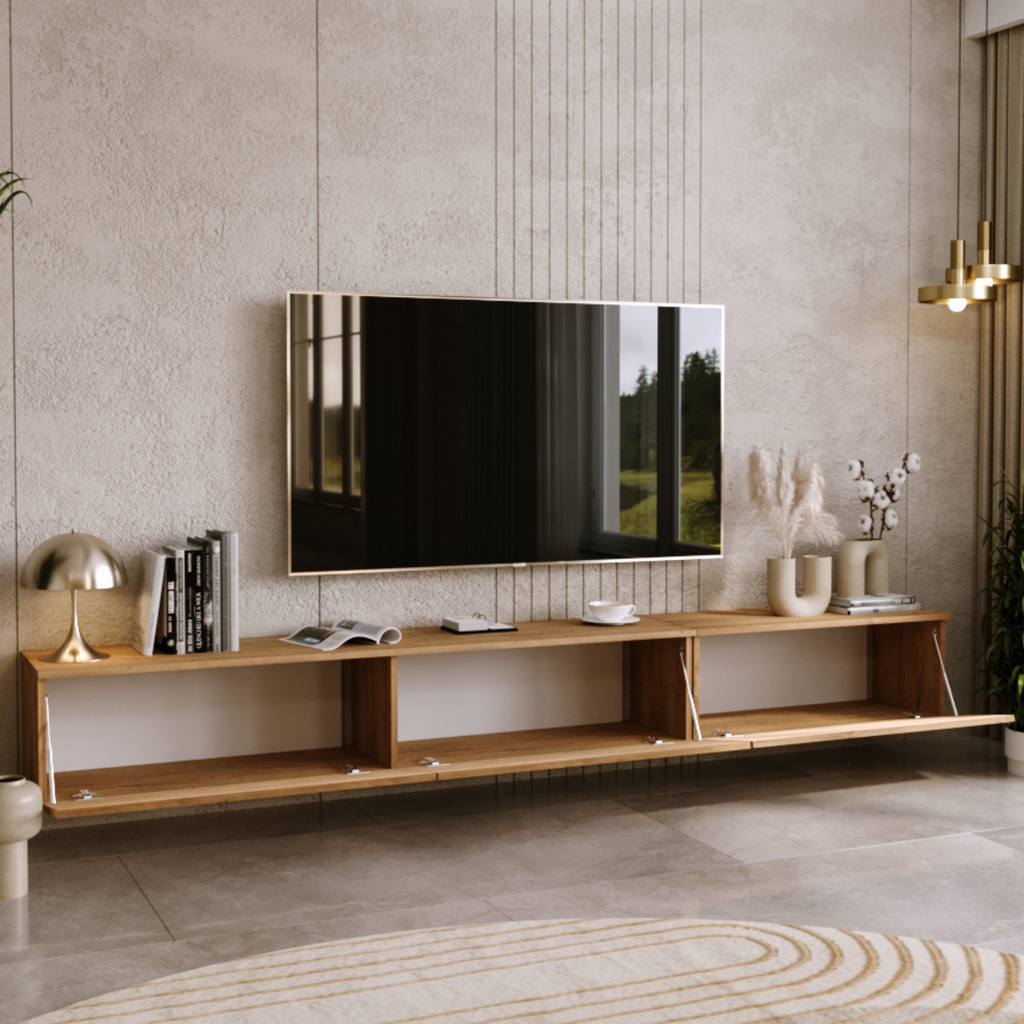 Szafka RTV Nicole 80 cm – kolor Dąb craft