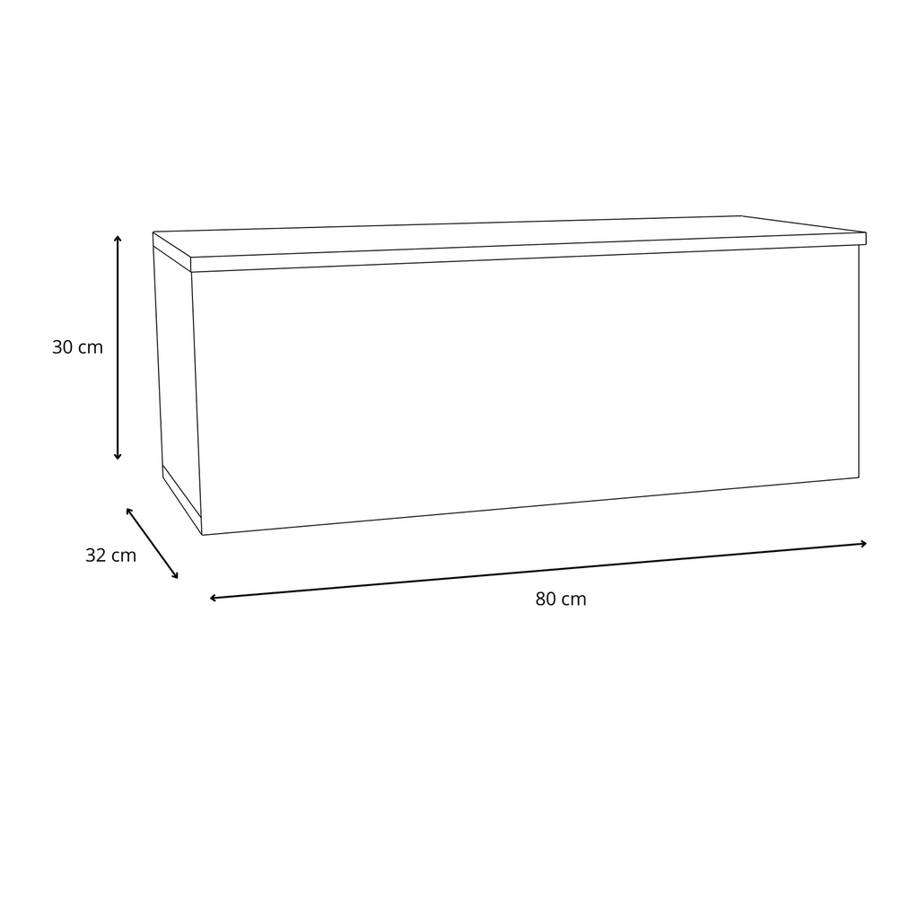 Szafka RTV Nicole 80 cm – kolor Dąb artisan