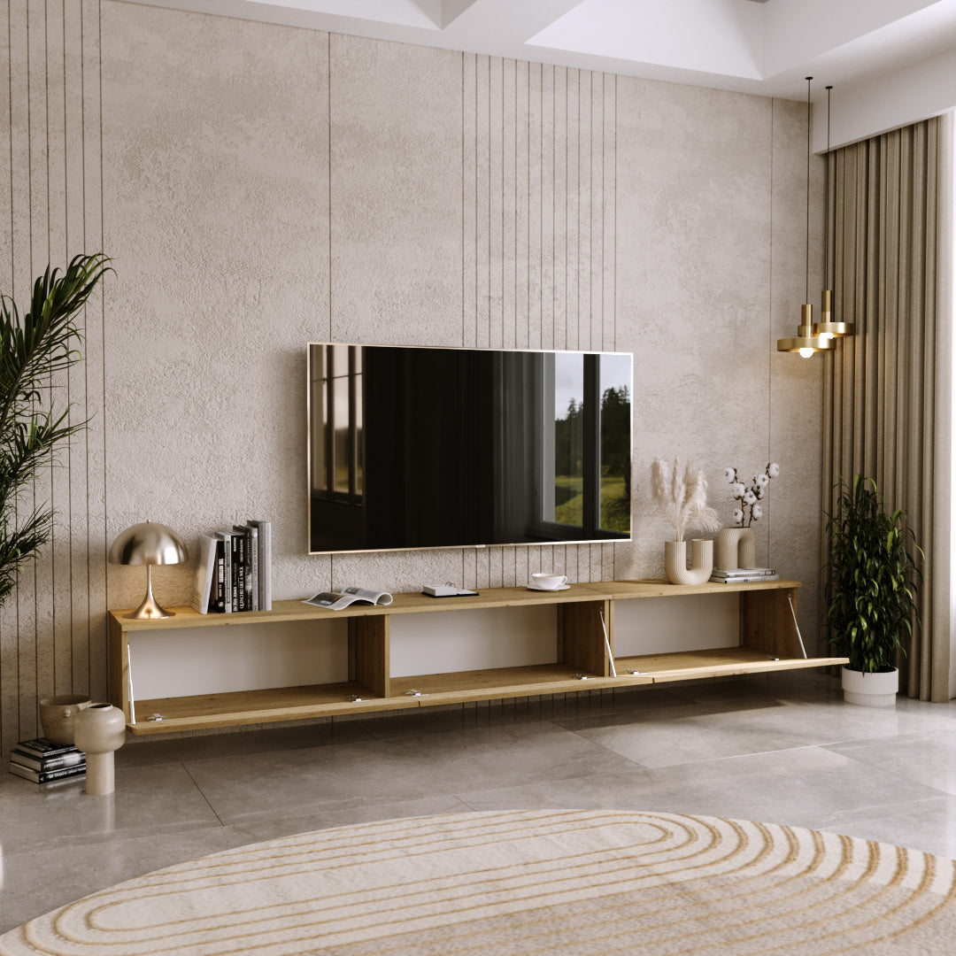 Szafka RTV Nicole 80 cm – kolor Dąb artisan