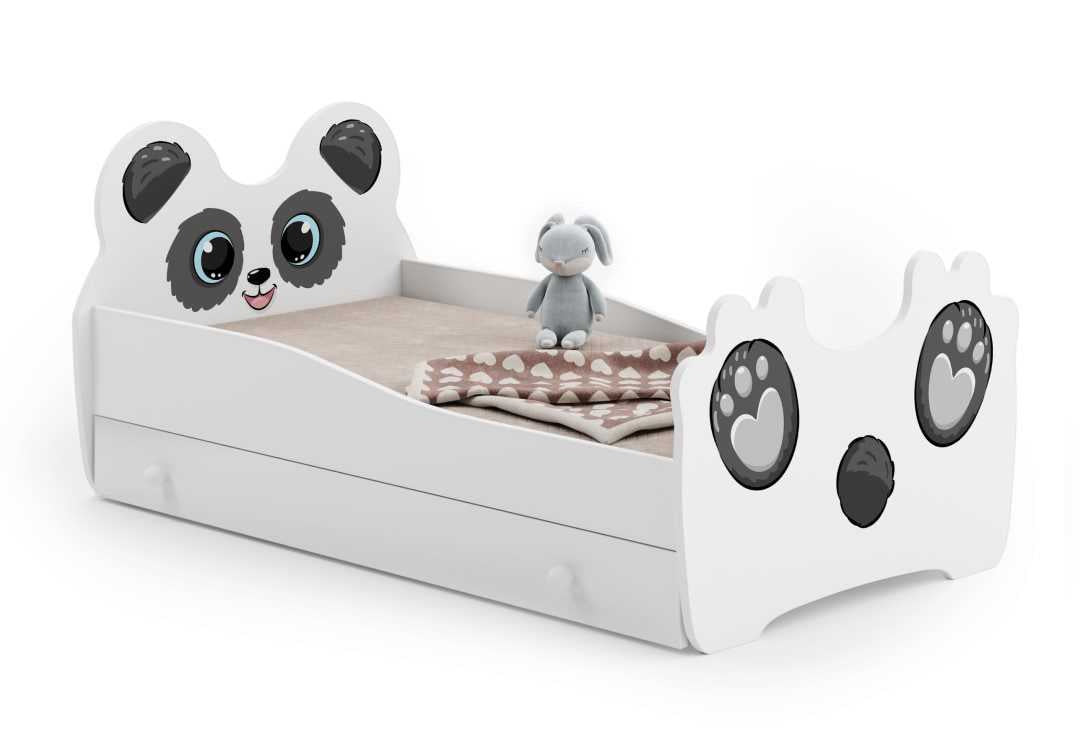 Łóżko pojedyncze Panda 140×70 cm z szufladą