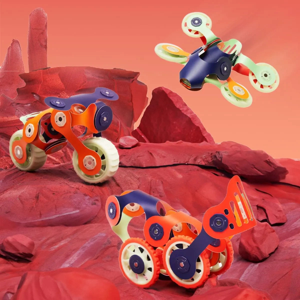 Klocki przestrzenne Mars Rovers 30 el., od 6 lat