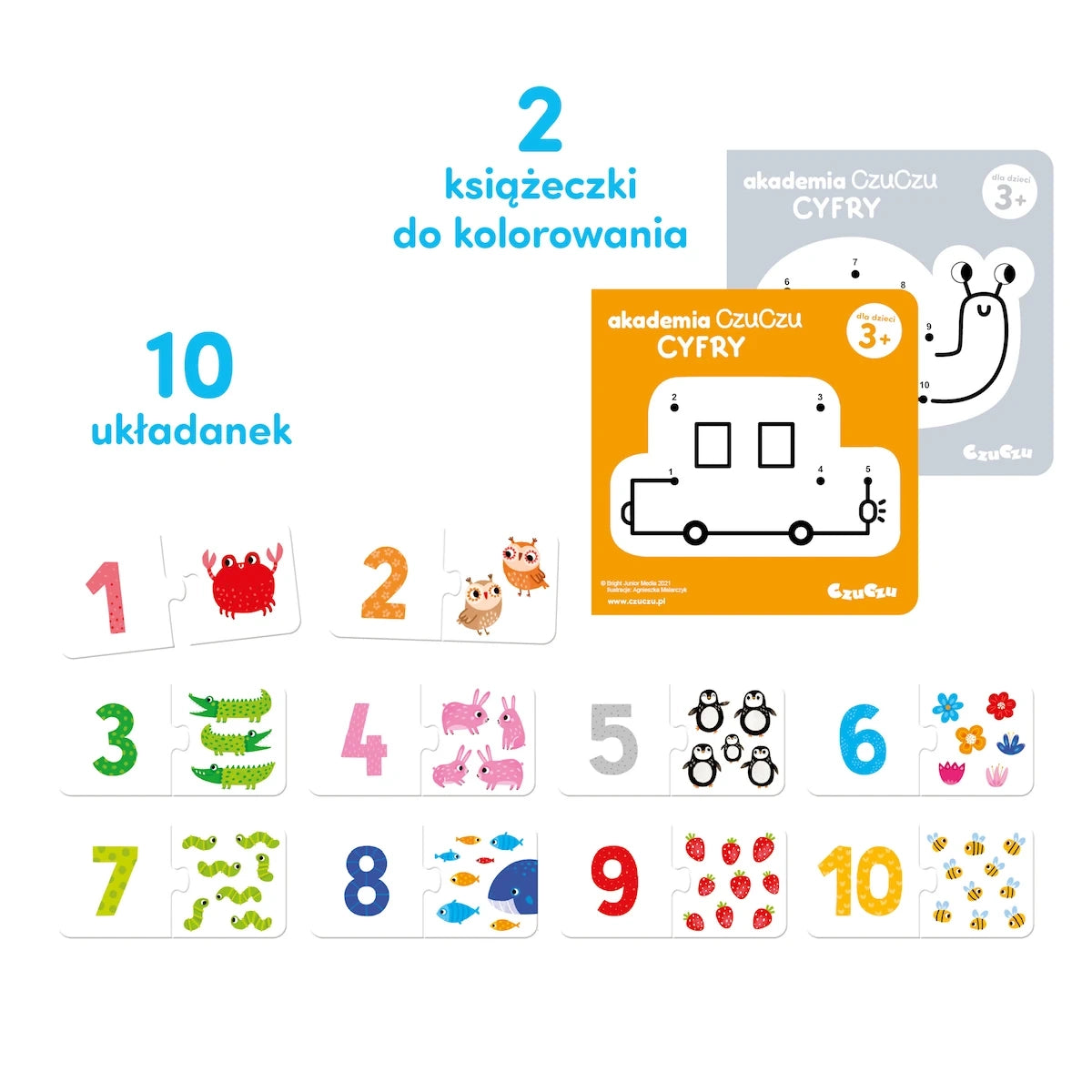 Gra edukacyjna Akademia Cyfry nauka liczenia, od 3 lat