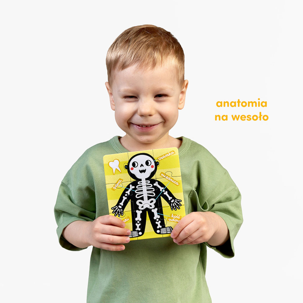 Puzzle Moje ciało Nauka anatomii przez zabawę, od 3 lat