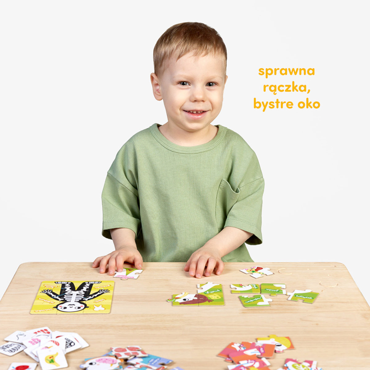 Puzzle Moje ciało Nauka anatomii przez zabawę, od 3 lat