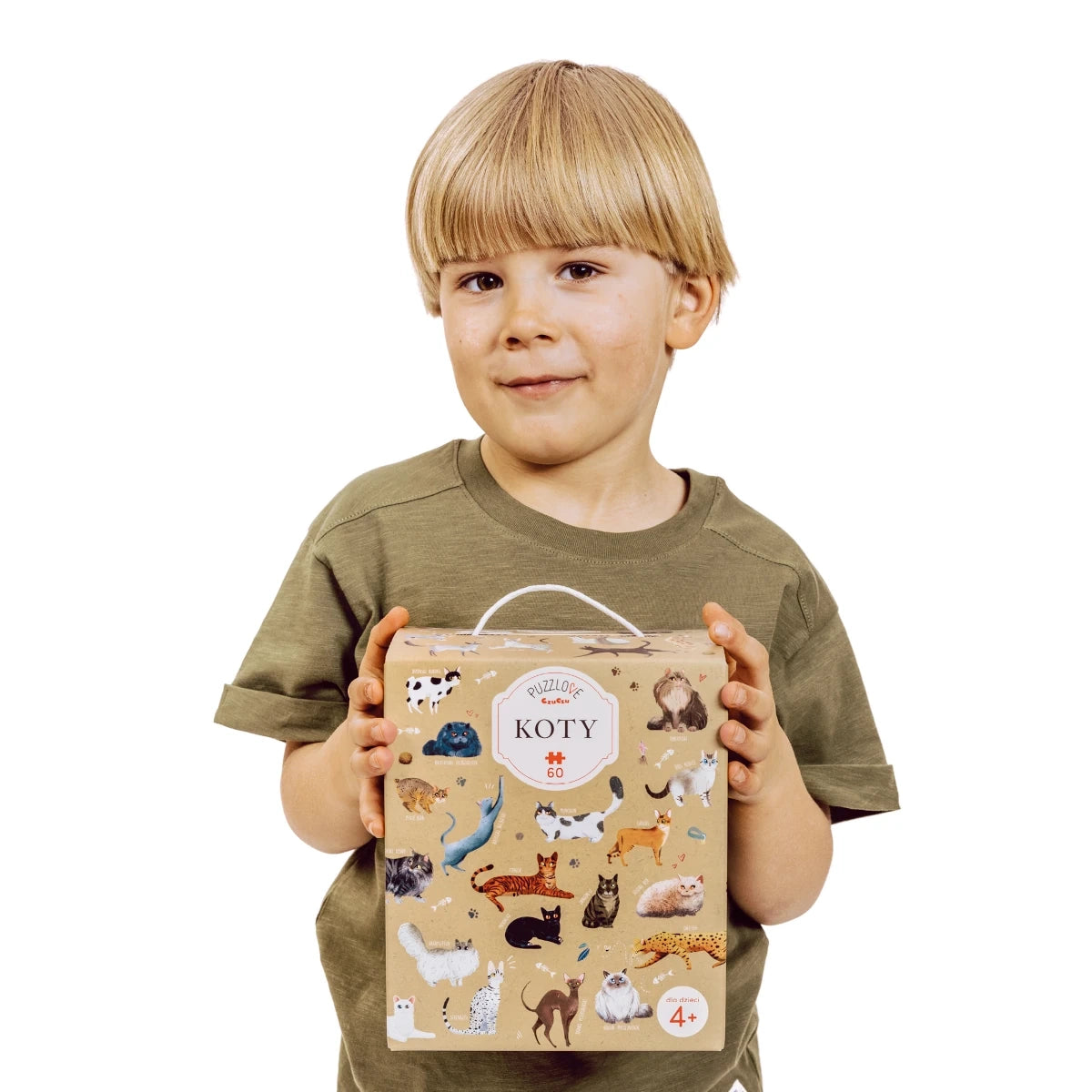 Puzzle Puzzlove Koty 60 el., od 4 lat