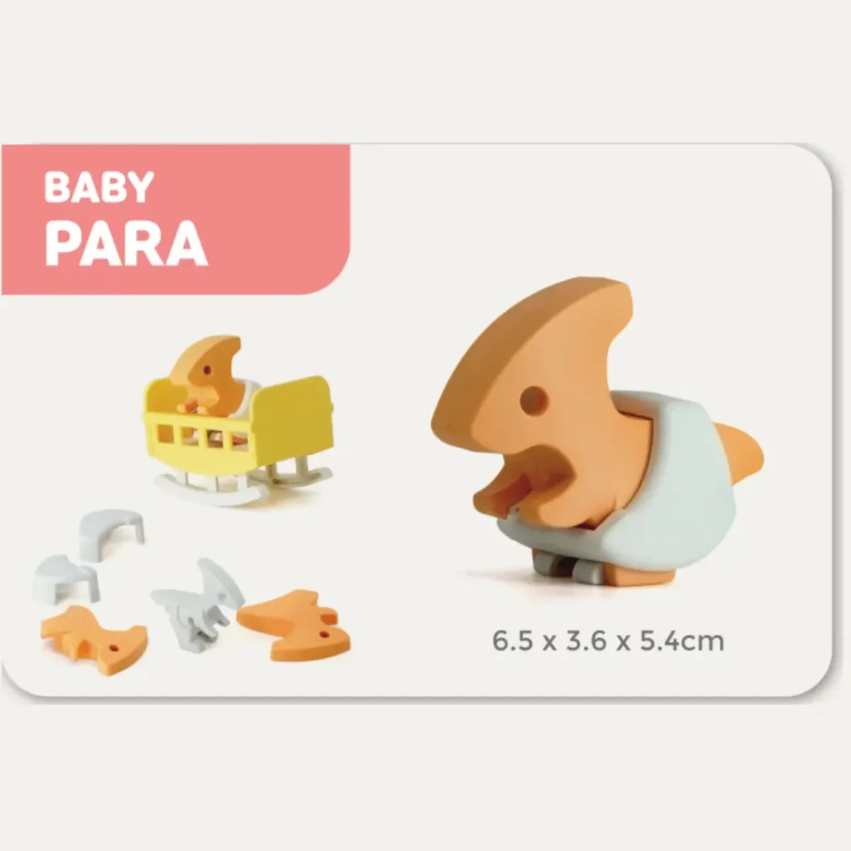 Figurki magnetyczne dinozaury 3D Ankylo i Para, od 3 lat