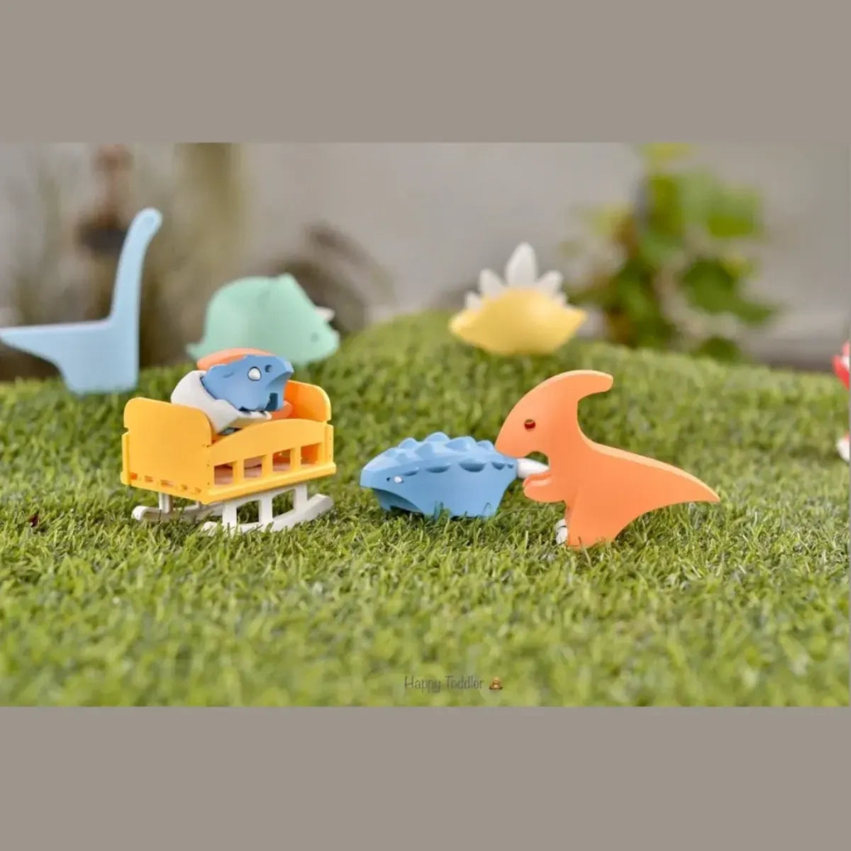 Figurki magnetyczne dinozaury 3D Ankylo i Para, od 3 lat