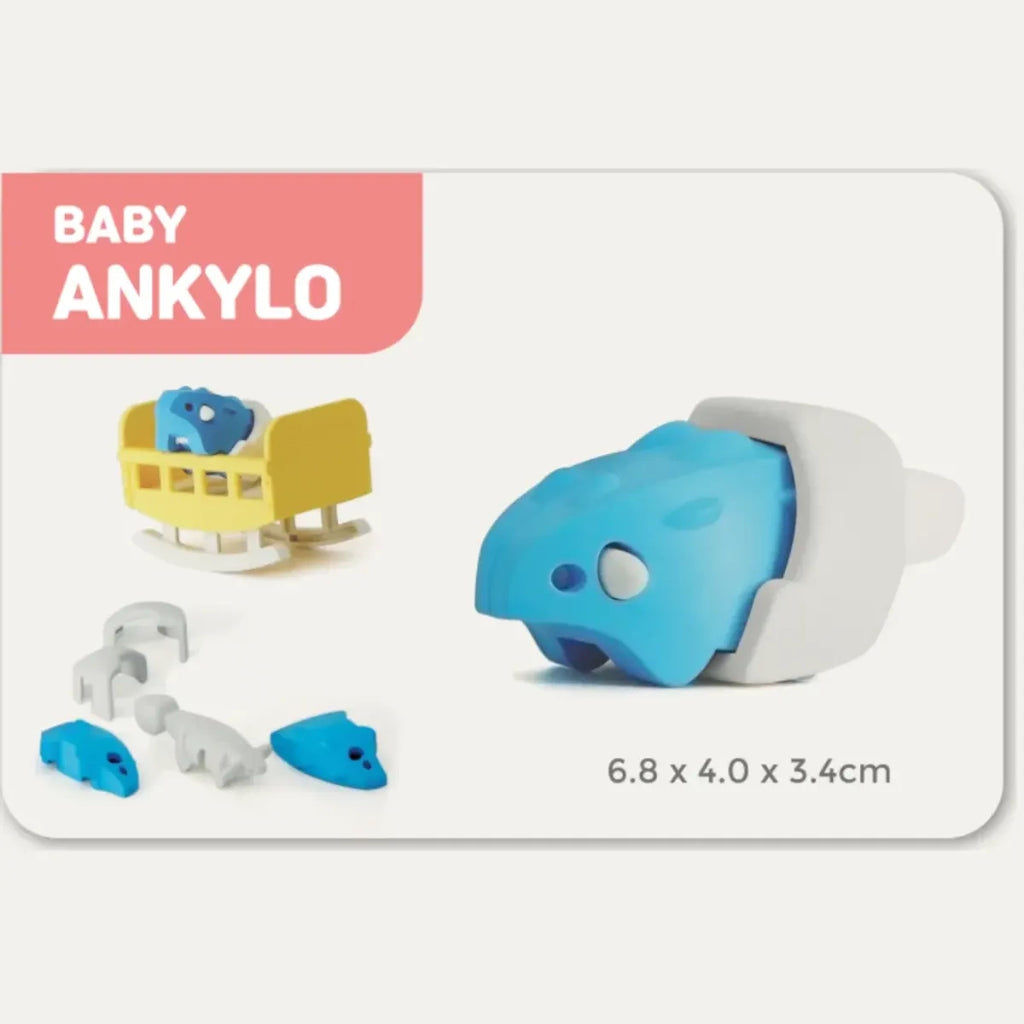 Figurki magnetyczne dinozaury 3D Ankylo i Para, od 3 lat