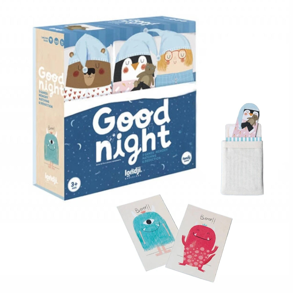 Gra edukacyjna Goodnight 3w1 dla dzieci Pamięć, od 3 lat