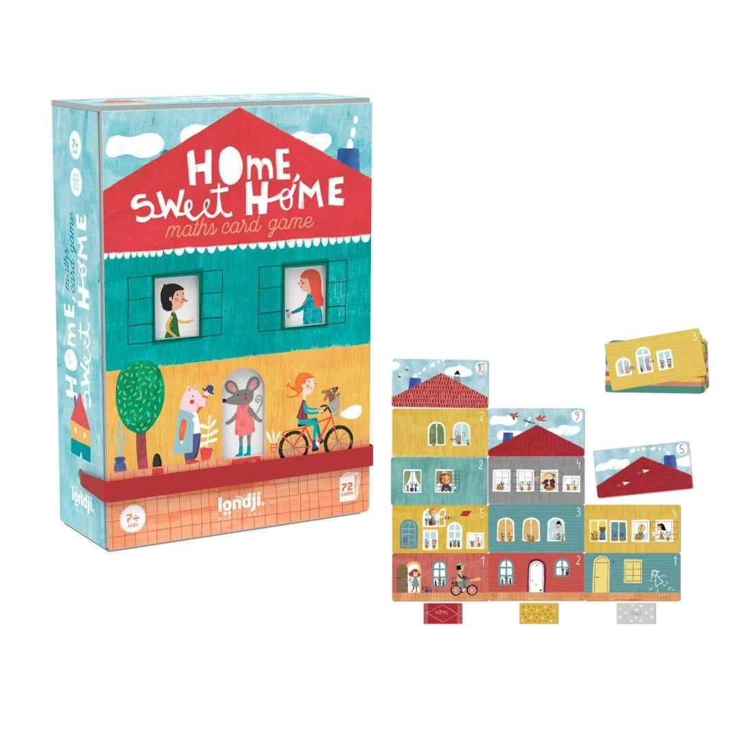 Gra matematyczna Home Sweet Home 72 kart, od 7 lat