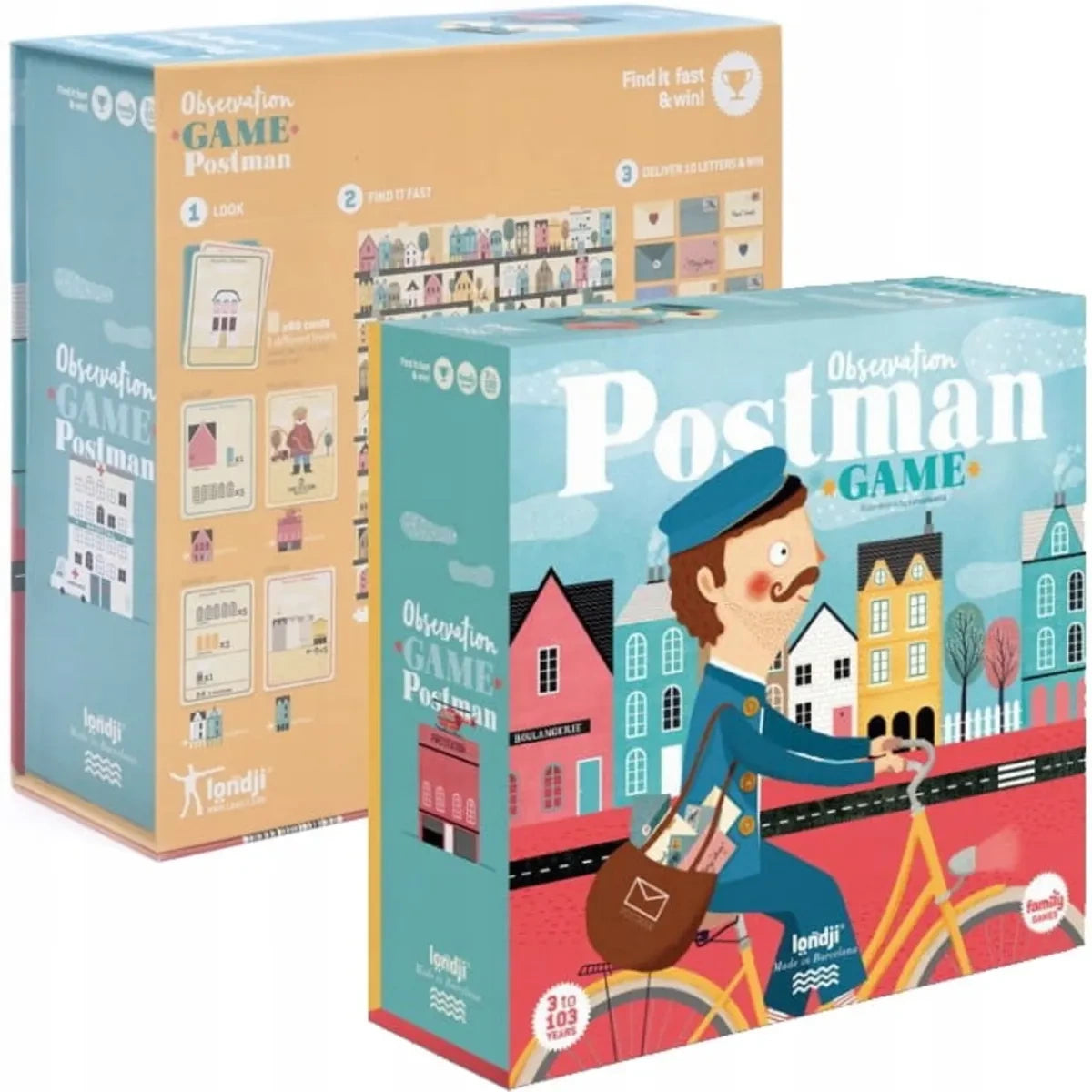 Gra obserwacyjna Postman Listonosz dla rodziny, od 3 lat