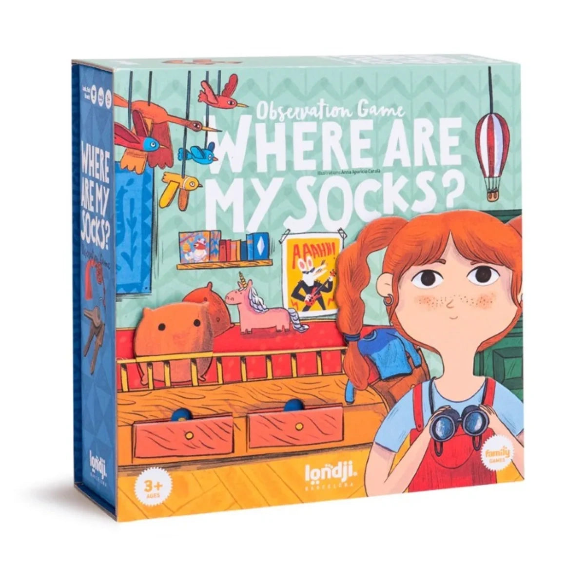 Gra obserwacyjna dla dzieci Where are my socks?, od 3 lat