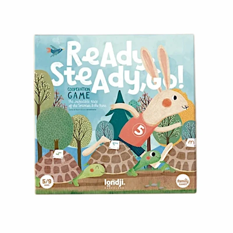 Gra zespołowa zając i żółw Ready Steady Go! dla dzieci, od 5 lat