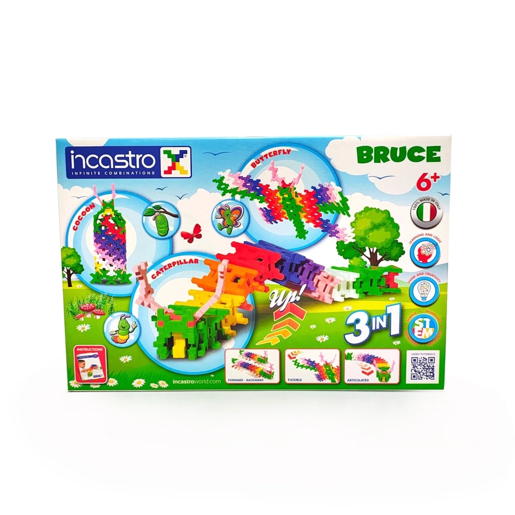 Klocki Bruce 103 el. konstrukcyjne 3w1 Motyl, od 4 lat