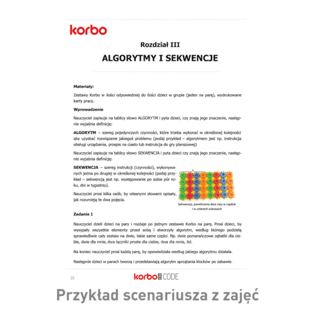 Klocki EDU Code 420 el. nauka kodowania, od 4 lat