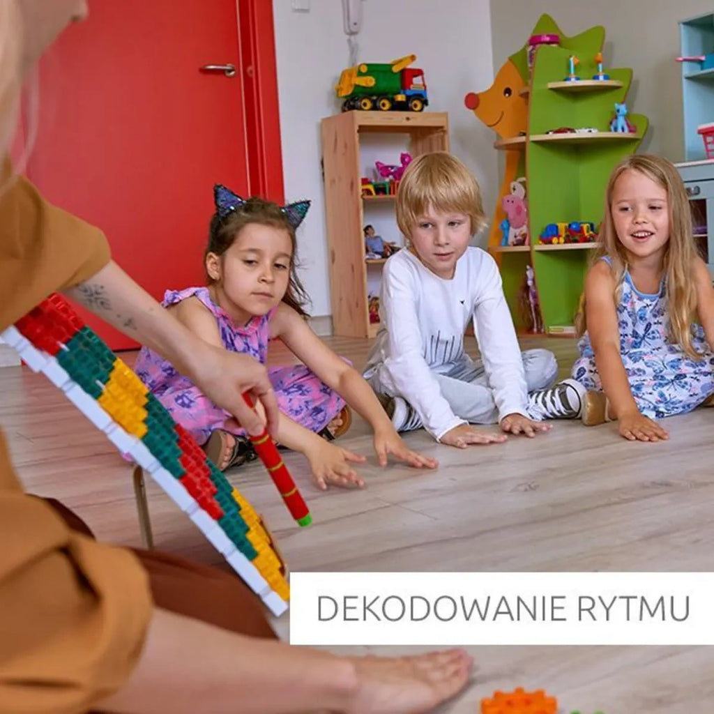 Klocki EDU Code Music 128 el. Kodowanie muzyki, od 3 lat