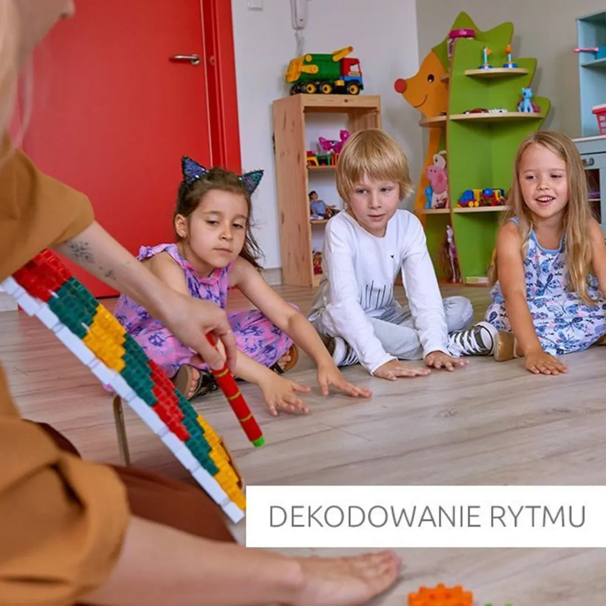 Klocki EDU Code Music 128 el. Kodowanie muzyki, od 3 lat