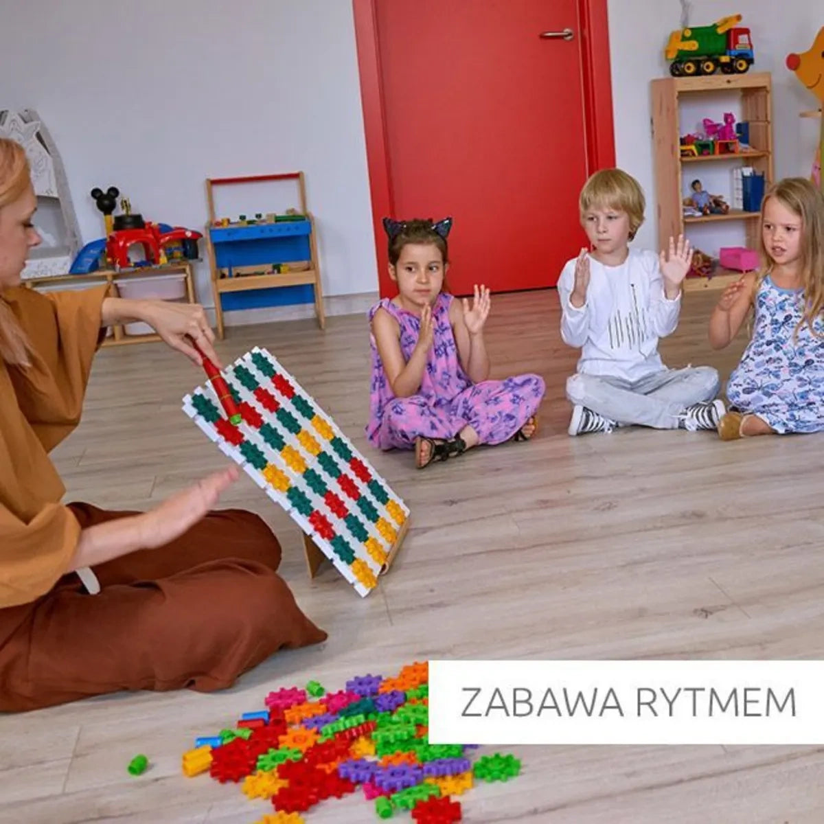 Klocki EDU Code Music 128 el. Kodowanie muzyki, od 3 lat