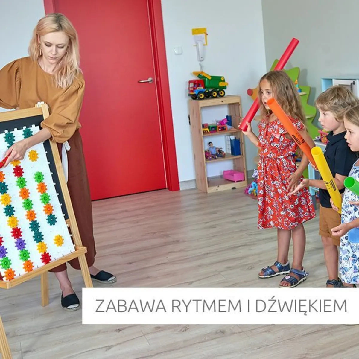 Klocki EDU Code Music 128 el. Kodowanie muzyki, od 3 lat