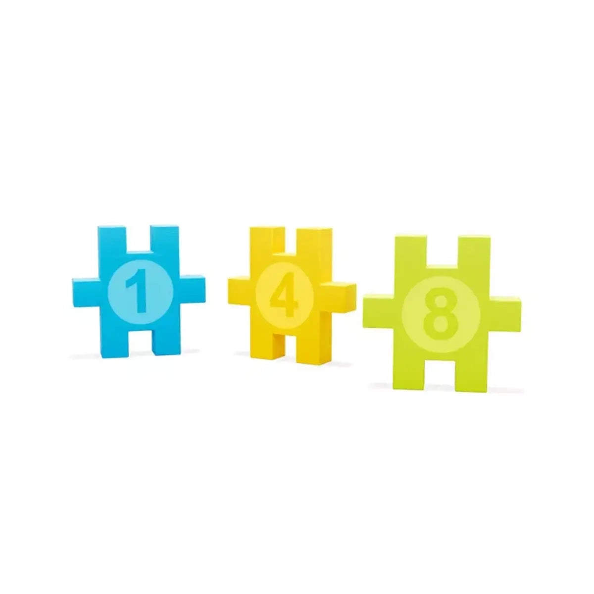 Klocki Basic Numbers Edu 1200 el. Nauka cyfr, od 3 lat