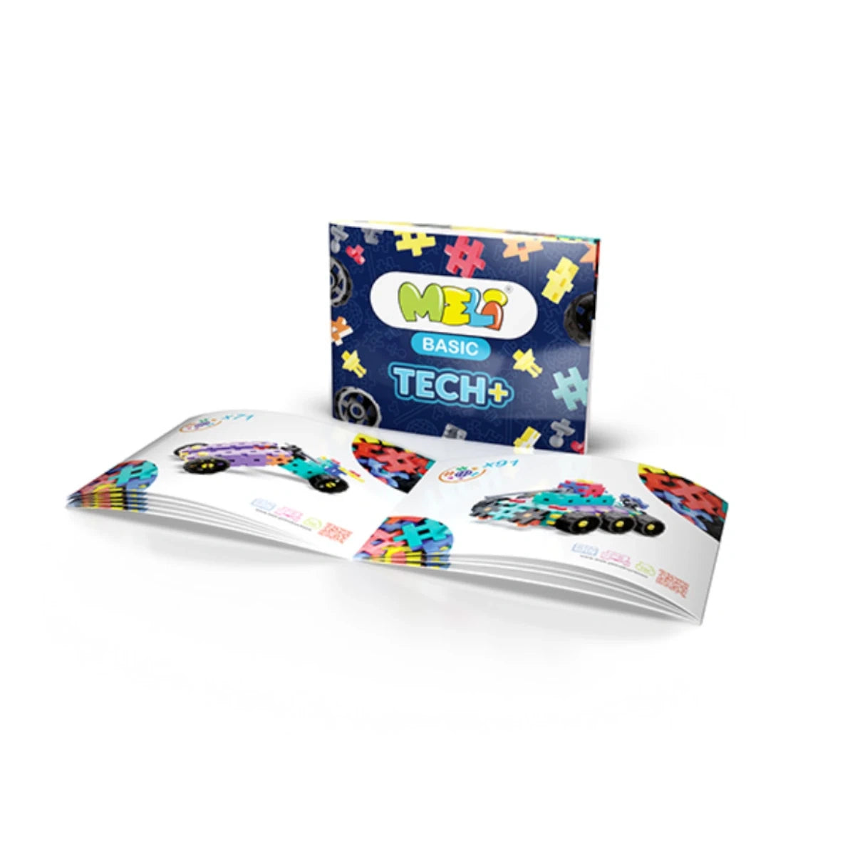 Klocki Basic Tech+ 780 el. konstrukcyjne Wafle, od 3 lat