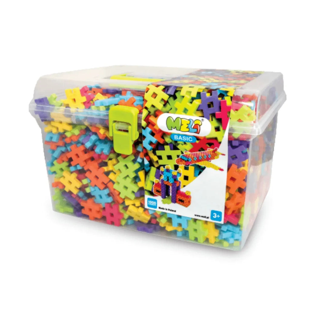 Klocki Basic Travel Box 1000 el. – walizka, od 3 lat