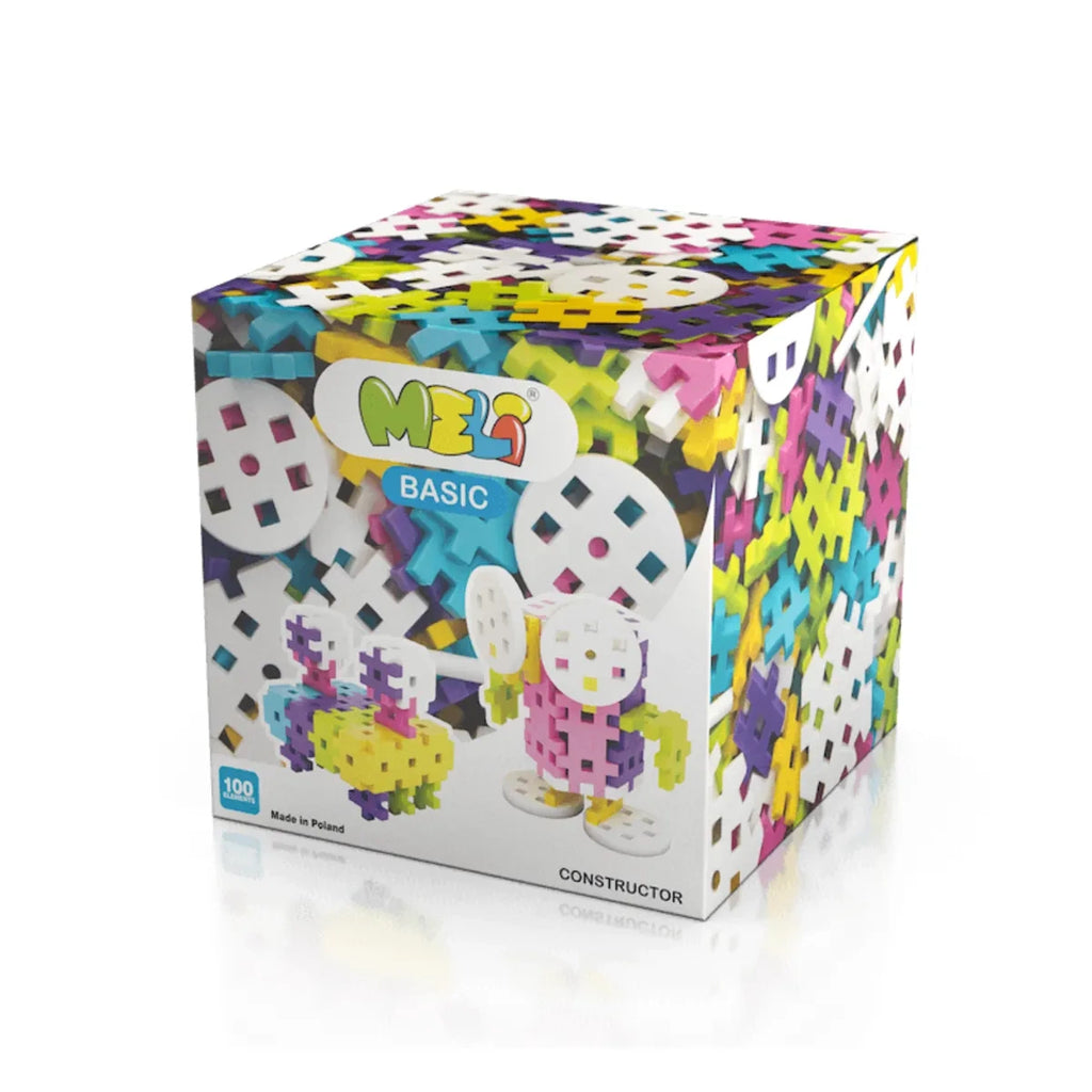 Klocki Constructor Pink 100 el., od 3 lat