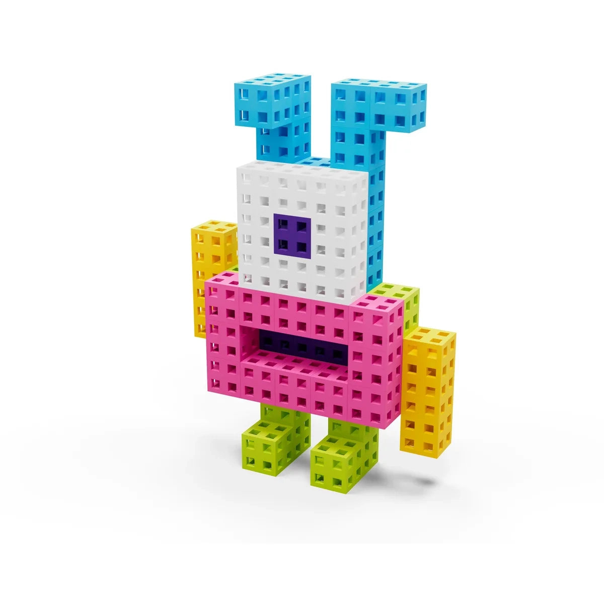 Klocki Cube Pink 100 el. Konstrukcyjne, od 3 lat