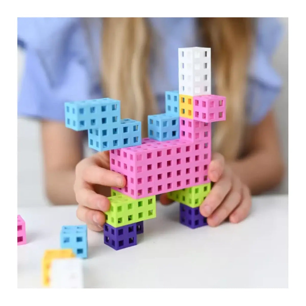 Klocki Cube Pink Edu 300 el., od 3 lat