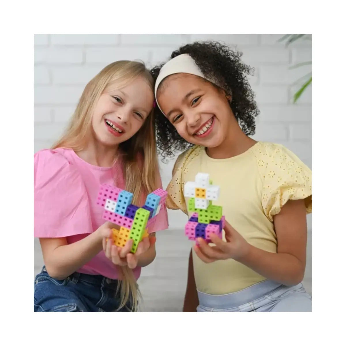 Klocki Cube Pink Edu 300 el., od 3 lat